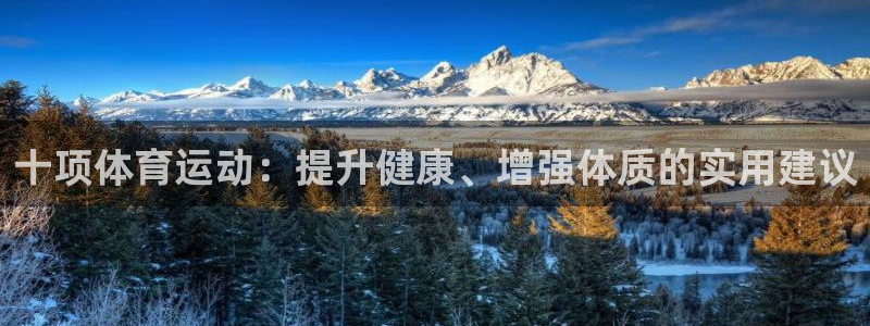 十项体育运动：提升健康、增强体质的实用建议